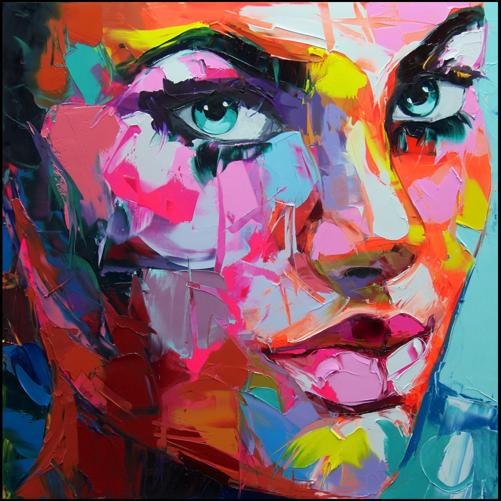 Francoise Nielly Portrait Palette Painting Expression Face116